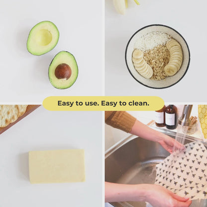 EcoLinked Beeswax Food Wraps – Reusable, Natural & Plastic-Free